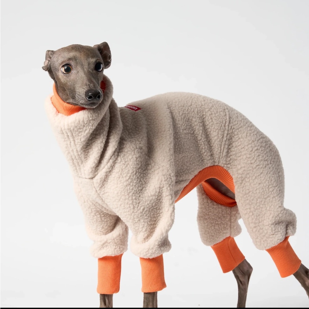 Italian greyhound fleece onesie